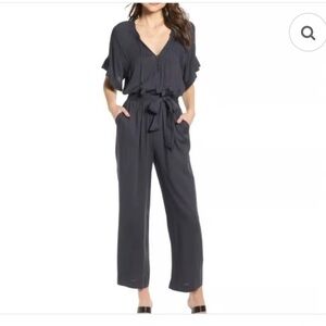 PAIGE Harmony Jumpsuit Size S in Obsidian/Dark Blue